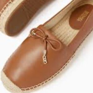 MICHAEL Michael Kors Brown Leather Espadrilles